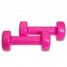 Гантели для фитнеса Zelart 2х1 кг розовый, код: TA-5225-1_P