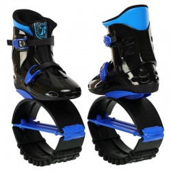 Фітнес джампери професійні Kangoo Jumps L (38-40), чорний-синій, код: SK-4603_LBKBL
