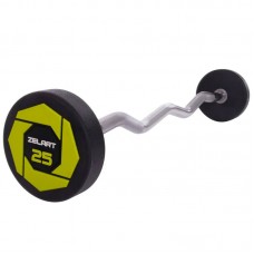 Штанга фіксована вигнута поліуретанова Modern Urethane Barbell 25кг, код: TA-2690-25-S52