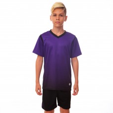 Футбольна форма підліткова PlayGame Brill розмір 28, ріст 140, фіолетовий-чорний, код: 04-F_28LGVBK