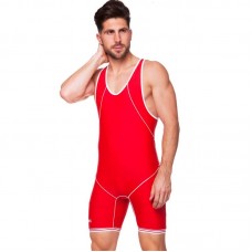 Трико для боротьби Asics 3XL, ріст 180, червоний, код: CO-7045_3XLR Трико для боротьби Asics 3XL, ріст 180, червоний, код: CO-7045_3XLR