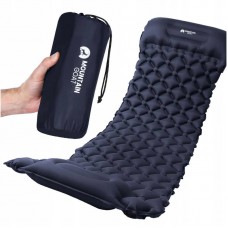 Килимок (каримат) надувний Mountain з вбудованим насосом 1900x580x50 мм, темно-синій, код: P-5905973400916