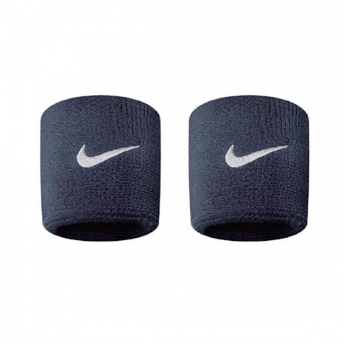 Напульсник Nike Swoosh Wristbands 2 PK, темно-синій, код: 845840057995