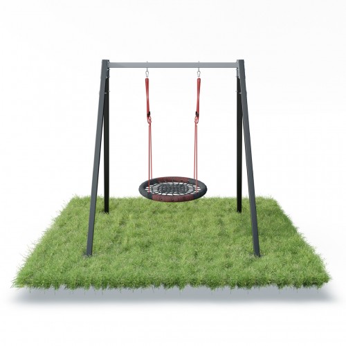 Каркас для дитячої гойдалки WCG 1 Elite 60х60 Play Frame + гойдалка гніздо Elips WCG 108 х 83 см, код: EPF-1-197-IF