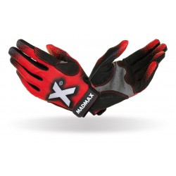 Рукавички для фітнесу MadMax MXG-101 X Gloves Black/Grey/Red L, код: MXG-101-RED_L