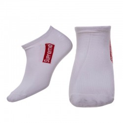 Шкарпетки спортивні укорочені Supreme, розмір 40-44, білий, код: BC-3931_W
