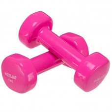 Гантелі для фітнесу Zelart 2х1 кг, рожевий, код: TA-5225-1_P