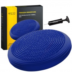 Балансувальна подушка-диск 4Fizjo MED+ 33 см (сенсомоторна) масажна, синій, код: 4FJ0319