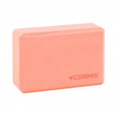 Блок для йоги Cornix EVA 228x152x76 мм, помаранчевий, код: XR-0104