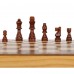 Шахи, шашки 2 в 1 дерев"яні на магнітах Pawnson 390x390 мм, код: X0038