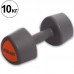 Гантелі цільні з поліуретановим покриттям Record 2x10кг, сірий-помаранчевий, код: TA-0930-10-S52 Гантелі цільні з поліуретановим покриттям Record 2x10кг, сірий-помаранчевий, код: TA-0930-10-S52