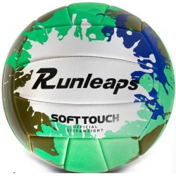 М"яч волейбольний Runleaps Green Blue №5, зелений-синій, код: 2000200211853 М"яч волейбольний Runleaps Green Blue №5, зелений-синій, код: 2000200211853