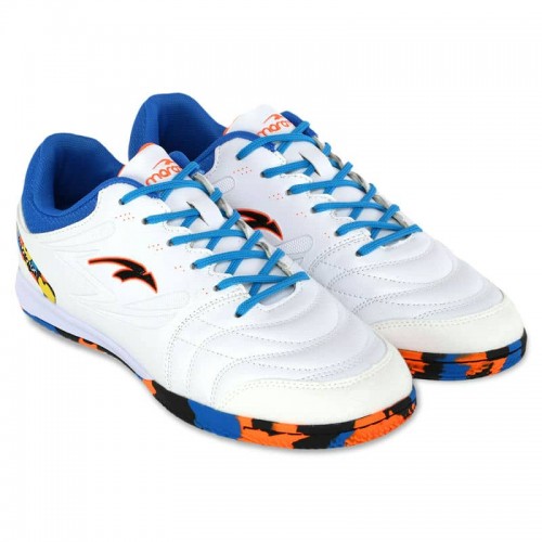 Взуття для футзалу чоловічі Maraton розмір 45, білий-блакитний, код: 230439-3_45W