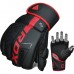 Рукавиці для ММА RDX F6 Kara Matte XL, чорний-червоний, код: GGR-F6MR-XL