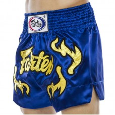 Шорти для тайського боксу та кікбоксингу Fairtex L синій, код: BS0664_LBL