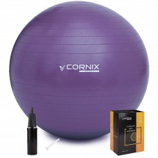 М"яч для фітнесу (фітбол) Cornix 85 см Anti-Burst Violet, код: XR-0250
