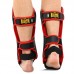 Захист гомілки та стопи дитячий Муай Тай, ММА, Кікбоксинг Maraton L, чорний-червоний, код: BO-9792_LR Захист гомілки та стопи дитячий Муай Тай, ММА, Кікбоксинг Maraton L, чорний-червоний, код: BO-9792_LR