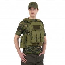 Житлет розвантажувальний універсальний на 5 кишені Tactical Military Rangers, оливковий, код: ZK-9103_OL