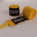 Бинти для боксу PowerPlay Lycra (спандекс), 4 м, жовтий, код: PP_3047_4m_Yellow