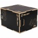 Пліобокс для кросфіту Zelart Wood Plyo Box 1шт, 60см, чорний, код: FI-4884-1