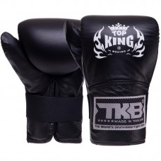 Снарядні рукавички Top King шкіряні L, чорний, код: TKBMP-CT_L_BK-S52