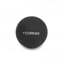 Масажний м"яч Cornix Lacrosse Ball 63 мм, чорний, код: XR-0118