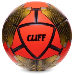 М"яч футбольний Habryd Shiny Core Fighter №5 PU помаранчевий-чорний-золотий, код: FB-3136_ORBKY-S52