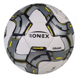 М"яч футбольний Ronex Grippy №5, сірий, код: RX-3G3-WS