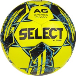 М’яч футбольний Select X-Turf FIFA Basic №5, жовтий-синій, код: 5703543316021