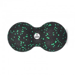 Масажний м"яч подвійний Cornix EPP DuoBall, 160х80 мм, чорний-зелений, код: XR-0123