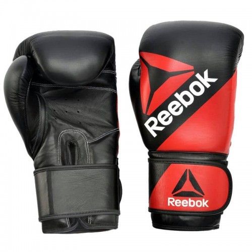 Боксерські рукавички Reebok Combat 10oz red/black, код: RSCB-10110RD-10 Боксерські рукавички Reebok Combat 10oz red/black, код: RSCB-10110RD-10