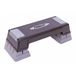 Степ-платформа EasyFit Step-D 3-ступінчаста, чорний-сірий, код: EF-0543-EF