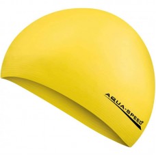 Шапка для плавання Aqua SpeedSoft Latex жовтий, код: 5908217657312