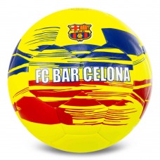 М"яч футбольний Hybrid Ballonstar Barcelona №5 PU, жовтий, код: FB-7951