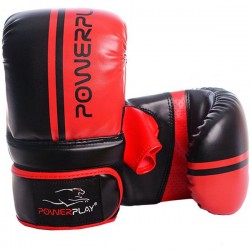 Рукавички снарядні PowerPlay Black/Red XL, код: PP_3025_XL_Red/Black