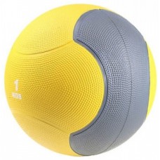 Медбол LiveUp Medicine Ball 1 кг, жовтий-синій, код: 6951376107463