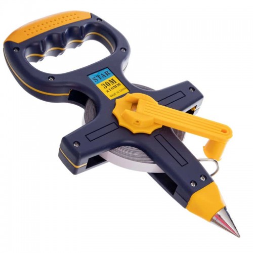 Рулетка спортивна (стрічка мірна) геодезична Star Brand 30 м, код: C-1236-30