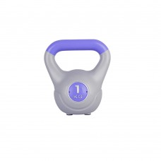 Гиря inSPORTline Vin-Bell 1 кг, сірий-фіолетовий, код: 16766-IN Гиря inSPORTline Vin-Bell 1 кг, сірий-фіолетовий, код: 16766-IN