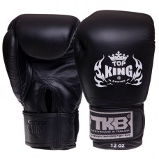 Рукавички боксерські Top King Ultimate шкіряні 16 унцій, чорний, код: TKBGUV_16BK-S52