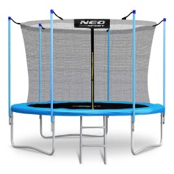 Батут Neo-Sport NS-08W181 з внутрішньою сіткою 8 футів 252 см, блакитний, код: DM-NS-08W181-IN