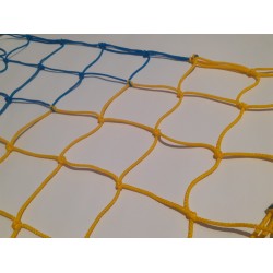 Сітка футбольна Tarida 5100x2100х1500 мм (білий, жовто-синій) 2 шт, код: 5552004-TI