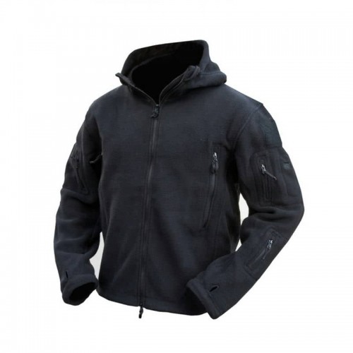 Фліс тактичний Kombat Recon Hoodie XL чорний, код: kb-rh-blk-xl