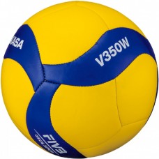 М"яч волейбольний Mikasa V350W №5, жовтий-синій, код: 4907225861071