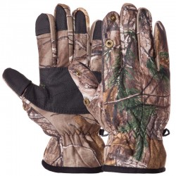 Рукавички для полювання та риболовлі з пальцями, що відстібаються Tactical універсальний розмір, камуфляж ліс, код: BC-7388_LKL