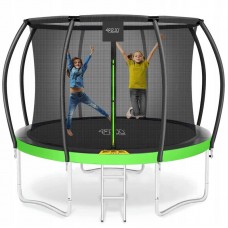 Батут із внутрішньою сіткою 4Fizjo Premium 10FT (3120 мм), чорний-зелений, код: P-5907739314178