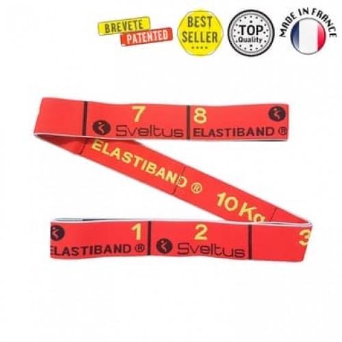 Еспандер для фітнесу Sveltus Elastiband 10 кг червоний код: SLTS-0142