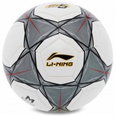 М'яч футбольний LI-Ning №5, білий-чорний, код: LFQK635-1-S52 М'яч футбольний LI-Ning №5, білий-чорний, код: LFQK635-1-S52
