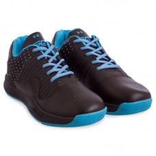 Кросівки для баскетболу Under Armour розмір 45 (28,5см), чорний-синій, код: F913-1_45BKBL