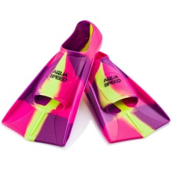 Ласти Aqua SpeedTraining Fins, розмір 35-36, рожевий-фіолетовий-жовтий, код: 5908217679321