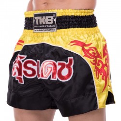 Шорти для тайського боксу та кікбоксингу Top King XL, чорний, код: TKTBS-146_XLBK
